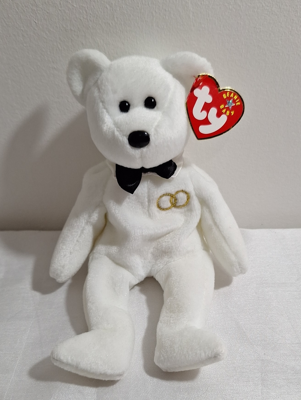 MR. Groom Beanie Babies Bear Pludh